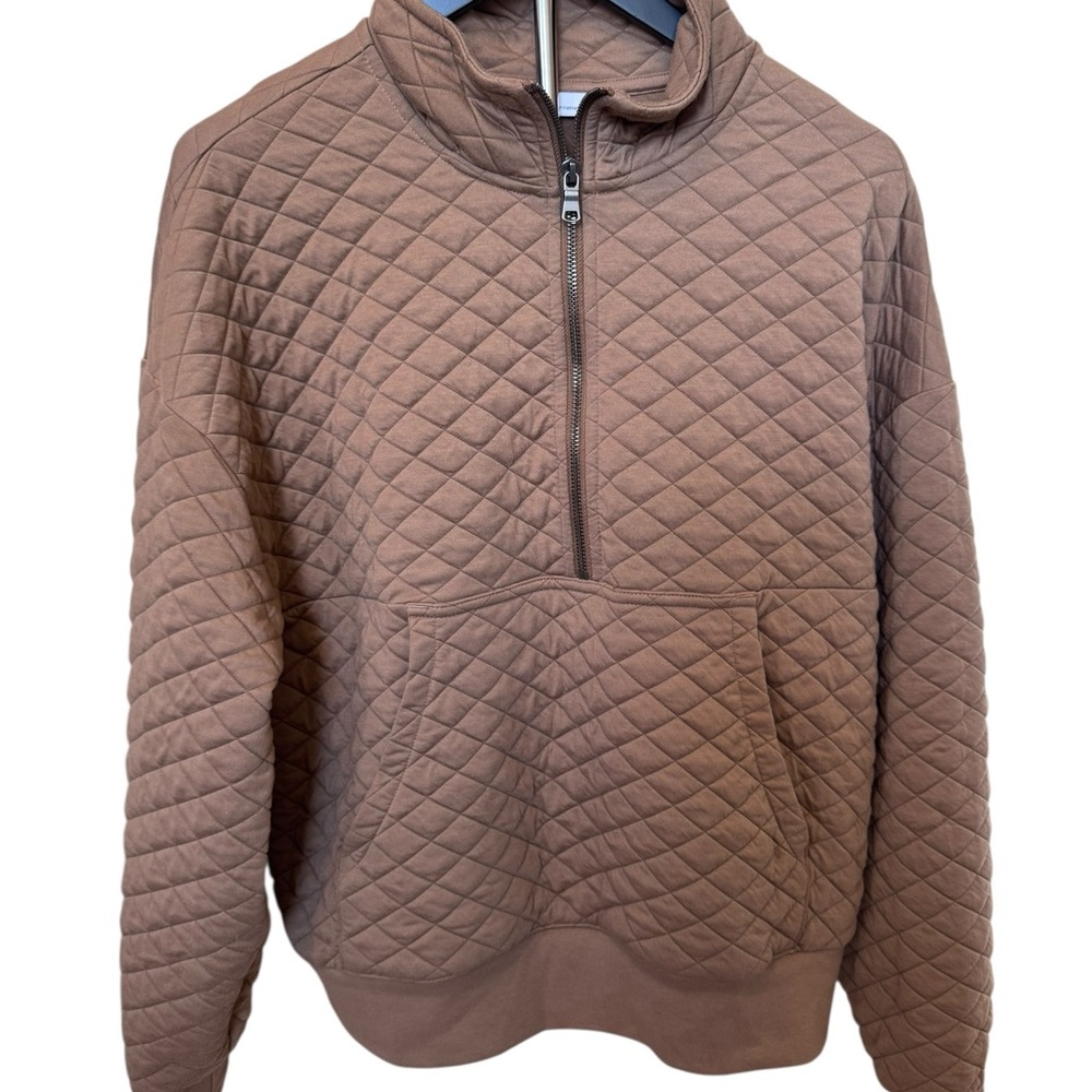 DSG Tan Quilted Pullover